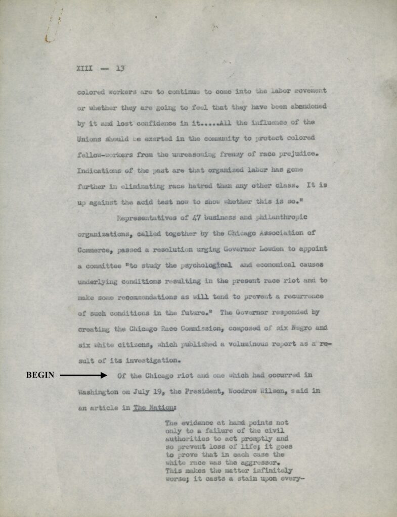 Page of text