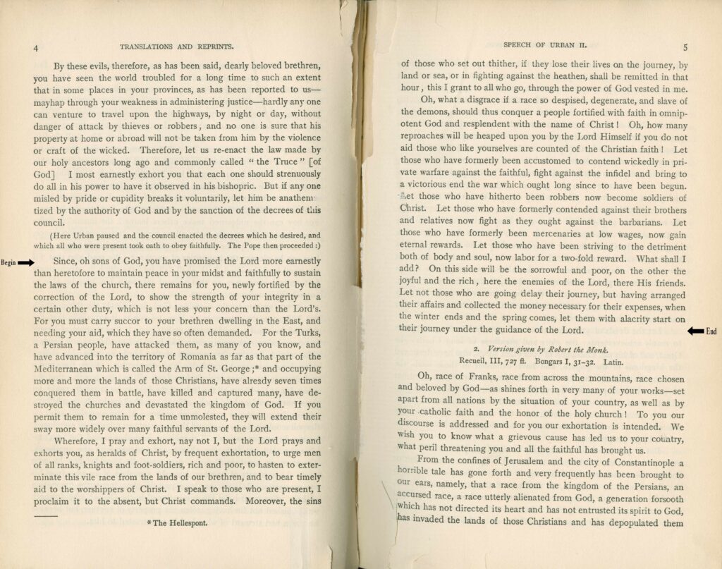 Double-page spread of printed text.