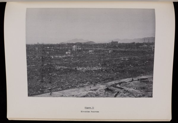 The photographs in this government study show an obliterated city, but virtually none of the human casualties.