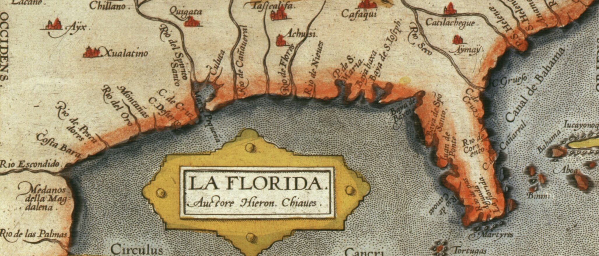 physical map of the southern colonies