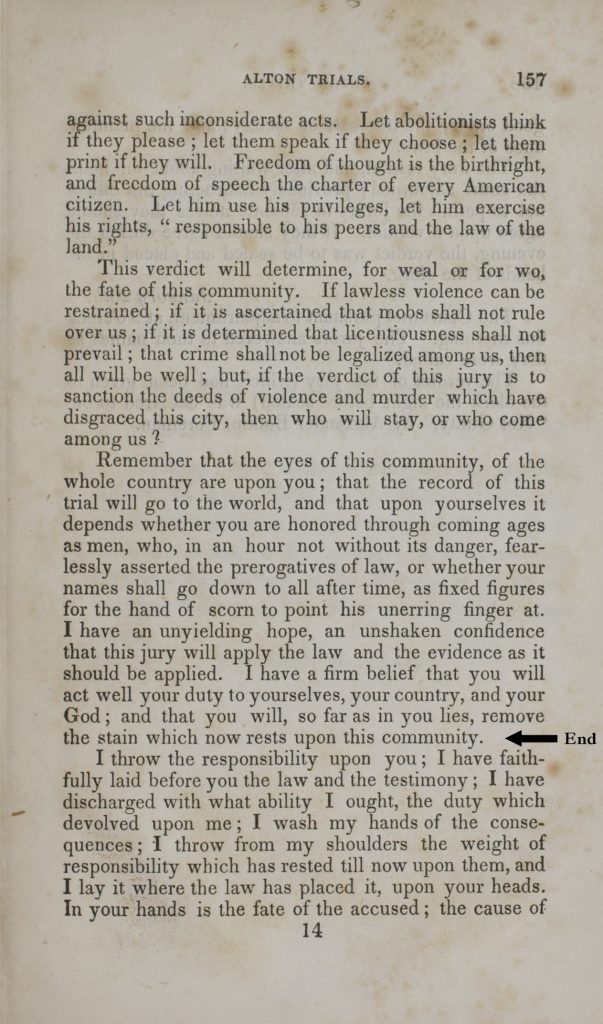 Single page of printed text.