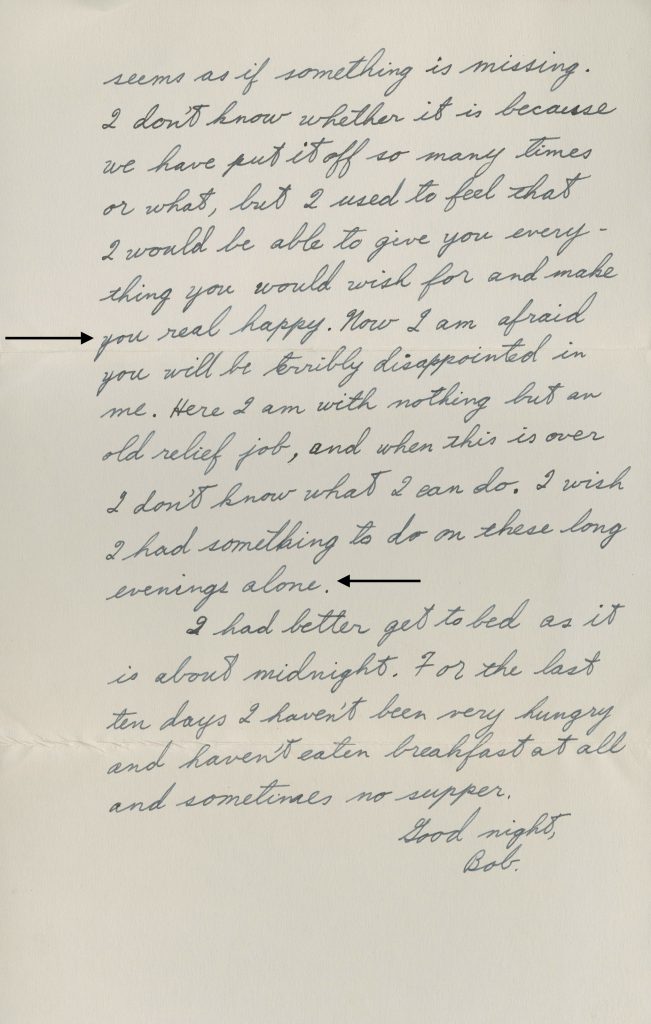 Page of handwritten text in cursive.