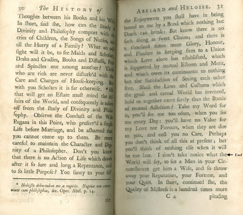 A page of printed text