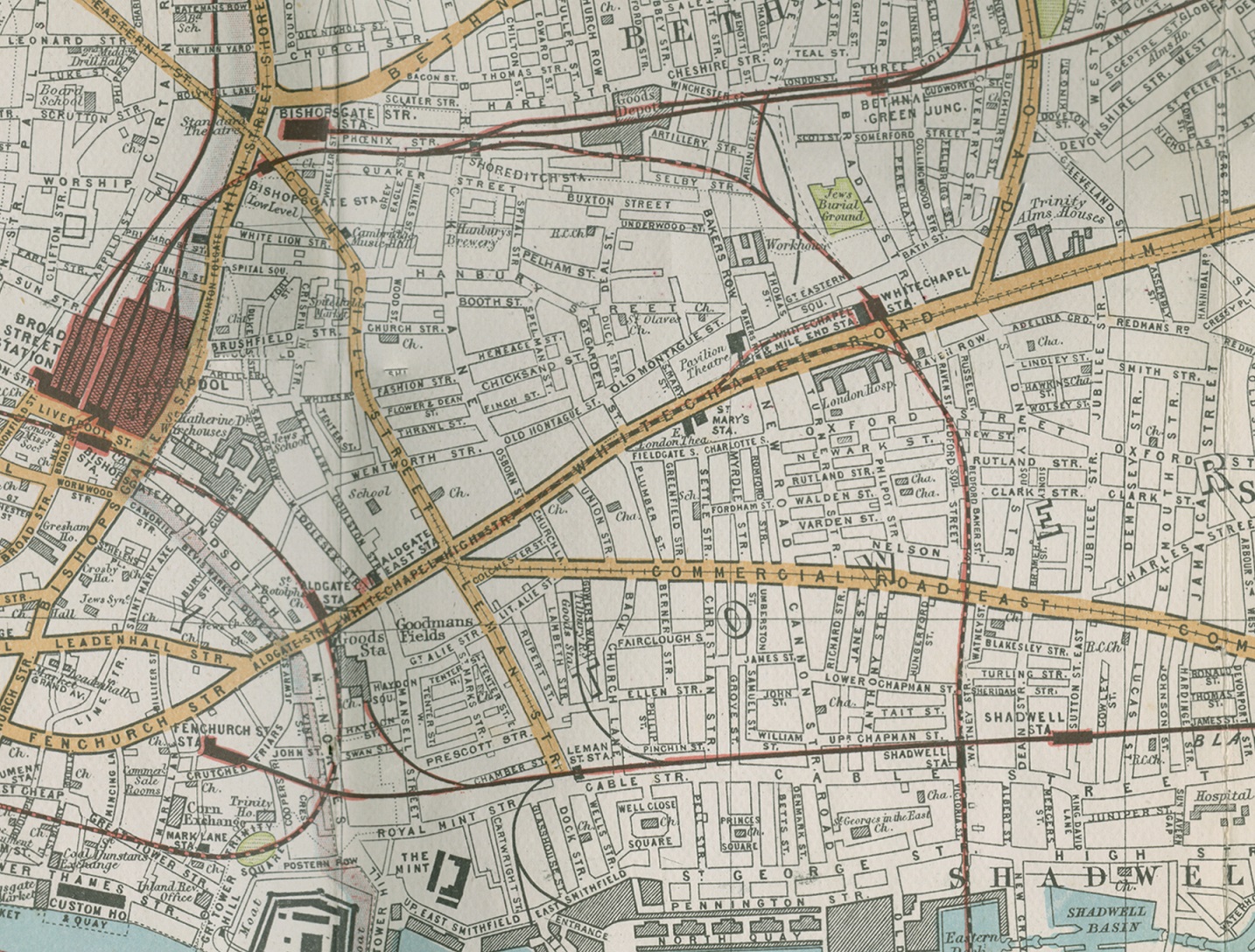 Detail of map