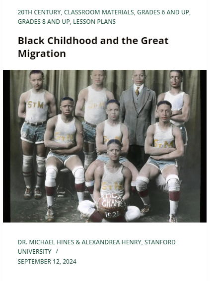 Thumbnail of lesson "Black Childhood and the Great Migration"