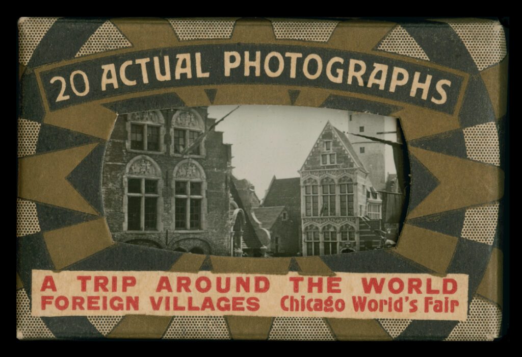 This is an artificial collection created to bring together materials from the Century of Progress Exposition. Includes brochures, programs, maps, news clippings, souvenirs, tickets, and stamps.