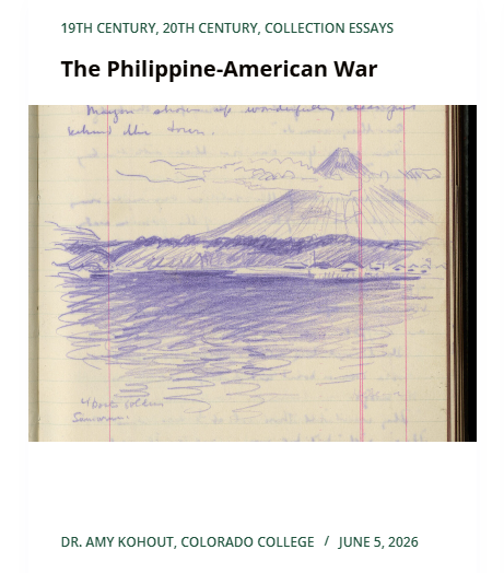 Thumbnail for the essay and source set "The Philippine American War" by Dr. Amy Kohout
